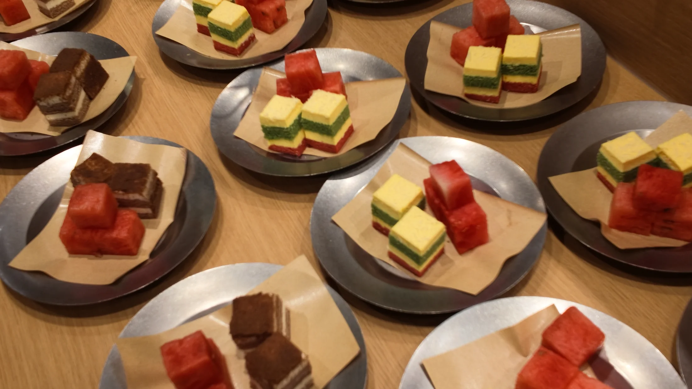 Fresh fruit and food prepared for the Open Design Shanghai workshop.
